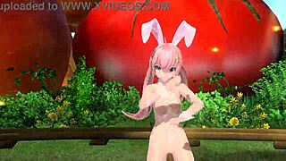 Megurine Luka Popipo Project Diva Nude Mod Full Nude Bunny Costume