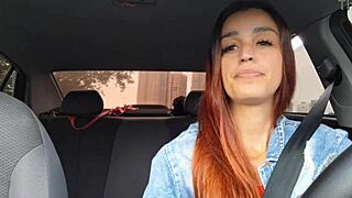 App Driver Catches Passenger Masturbating And Fucks Him Bareback