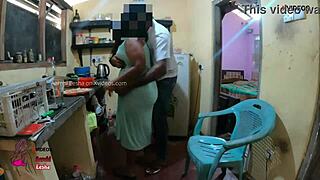 cheating wife fucks bill collector to pay light bills