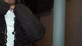 public agent big brazilian tits and ass fucking me hard in the street