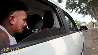 sexy brazilian gets hardcore anal with four studs and gaping pussy