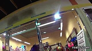 Stunning Czech Chick Seduced In Hypermarket, Shagged In POV.