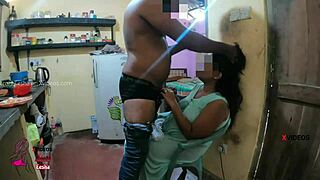 cheating wife fucks bill collector to pay light bills