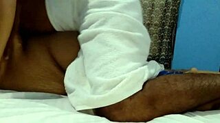 indian milf cheating wife fucked by husband friend in hotel loud moaning