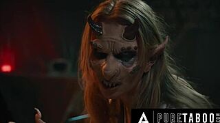 Pure taboo 3-titted demon ashley lane breastfeeds nurse anna claire clouds creepy horror porn 3-way