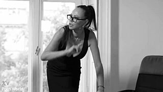 i invited colleagues over for a wild dp fuck fest as the nympho teacher