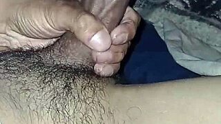 Watch that 22cm cock erupt hot cum in her wet creamy pussy?