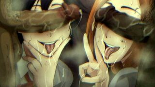 Bad slut Inoue Orihime in detailed blonde scene.