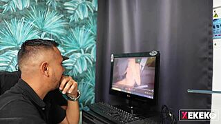 pregnant colombian is discovered while being spied on. the hidden observer watches closely