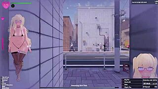 Secret flasher manaka completes daylight tasks in game