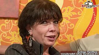 German Mature Wife Feels Excited To Cheat For The First Time In A Threesome.