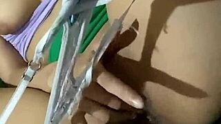 colombian university nympho alexia indulges in outdoor teasing