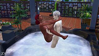 The Sims 4 Bath Scene