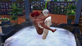 The Sims 4 Bath Scene