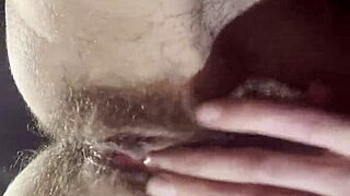 teacher feels so aroused she masturbates her hairy wet pussy right there during her break, dripping with passion