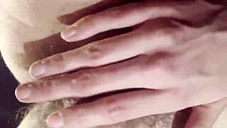 teacher feels so aroused she masturbates her hairy wet pussy right there during her break, dripping with passion