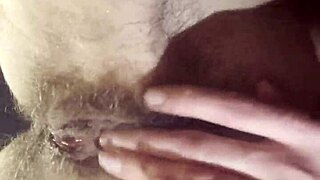 teacher feels so aroused she masturbates her hairy wet pussy right there during her break, dripping with passion