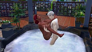 The Sims 4 Bath Scene