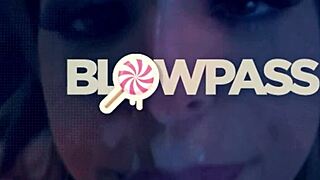 hot brunette babe gets face fucked hard 😈