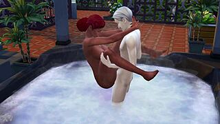 The Sims 4 Bath Scene