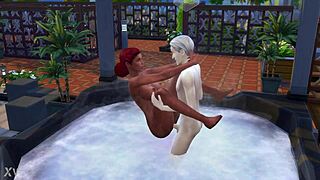 The Sims 4 Bath Scene