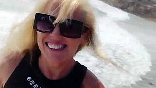 milf nude in public outdoor setting, so exciting