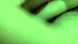 The Indonesian aunt, feeling very horny, engages in passionate sex with a man sporting a big cock.