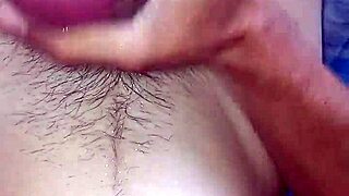 Very Drooling Head Hot Convulsive Masturbation with Big Cock