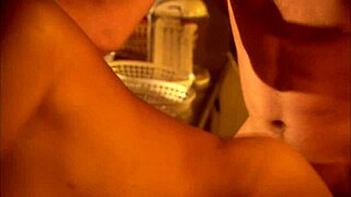 august gets boldly fucked in the store after closing