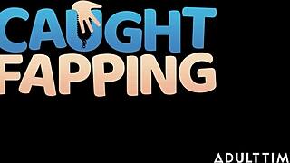 ADULT TIME - SLUTTY STUDENT KIMMY KIMM CAUGHT MASTURBATING IN CLASS AND FUCKED ON DESK BY TEACHER!!