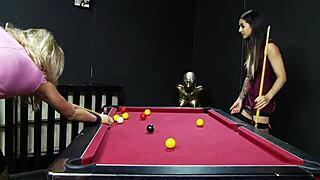 Tony can't decide between a brunette and blonde, so he fucks both in group action