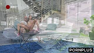 mia river passionately shares her tight pussy