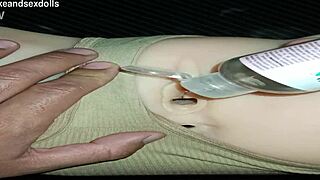 Trailer candy usando panty beige sexo vaginal