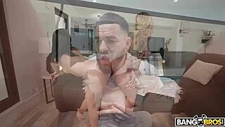 I got caugh watching my hot neigbors anais and kali, and they invted me for a threesome