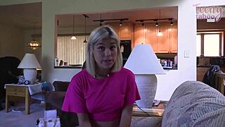 College babysitter Lilith Grace pleases boss Seth Brogan