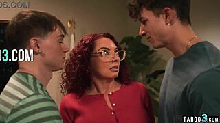 Red Mature Teacher Double Penetrated!