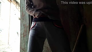 Caught Neighbor Masturbating, Fucked Her with Strap-On