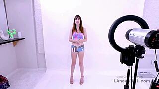 gorgeous shy model seduced during modeling audition