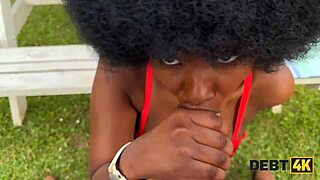 Paying off that small debt with my hard cock