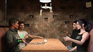 Leap of faith adventure with brunette and big ass