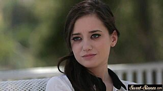 Teen beauty enjoys stepbrother's company in a family fantasy.