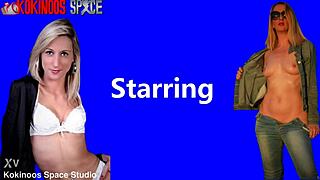 part one, cali cruz and louise du lac are having fun and getting hot at kokinoos space