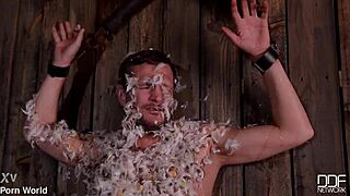 Enjoying her prisoner role