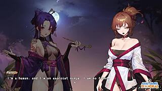 ep22 bdsm sex with manari - half-demon shinobi feels intense pleasure