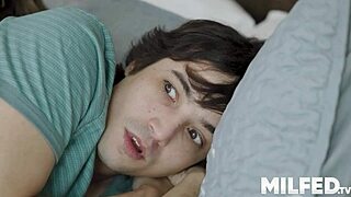 Hot step mom, wake your stepson to fuck?