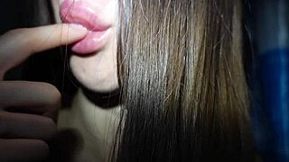 Amateur anal sex in bathroom leads to cum facial in 4k