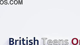 Bold british teen gets her big pussy licked to orgasm