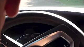 Petite Alyssa Bounty Stretches Bubble Butt Outdoors