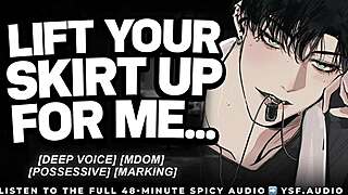 dominant boyfriend takes you into the dressing room 😈