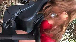 Stepson Fucks Stepdaughter's Ass With Sex Toy